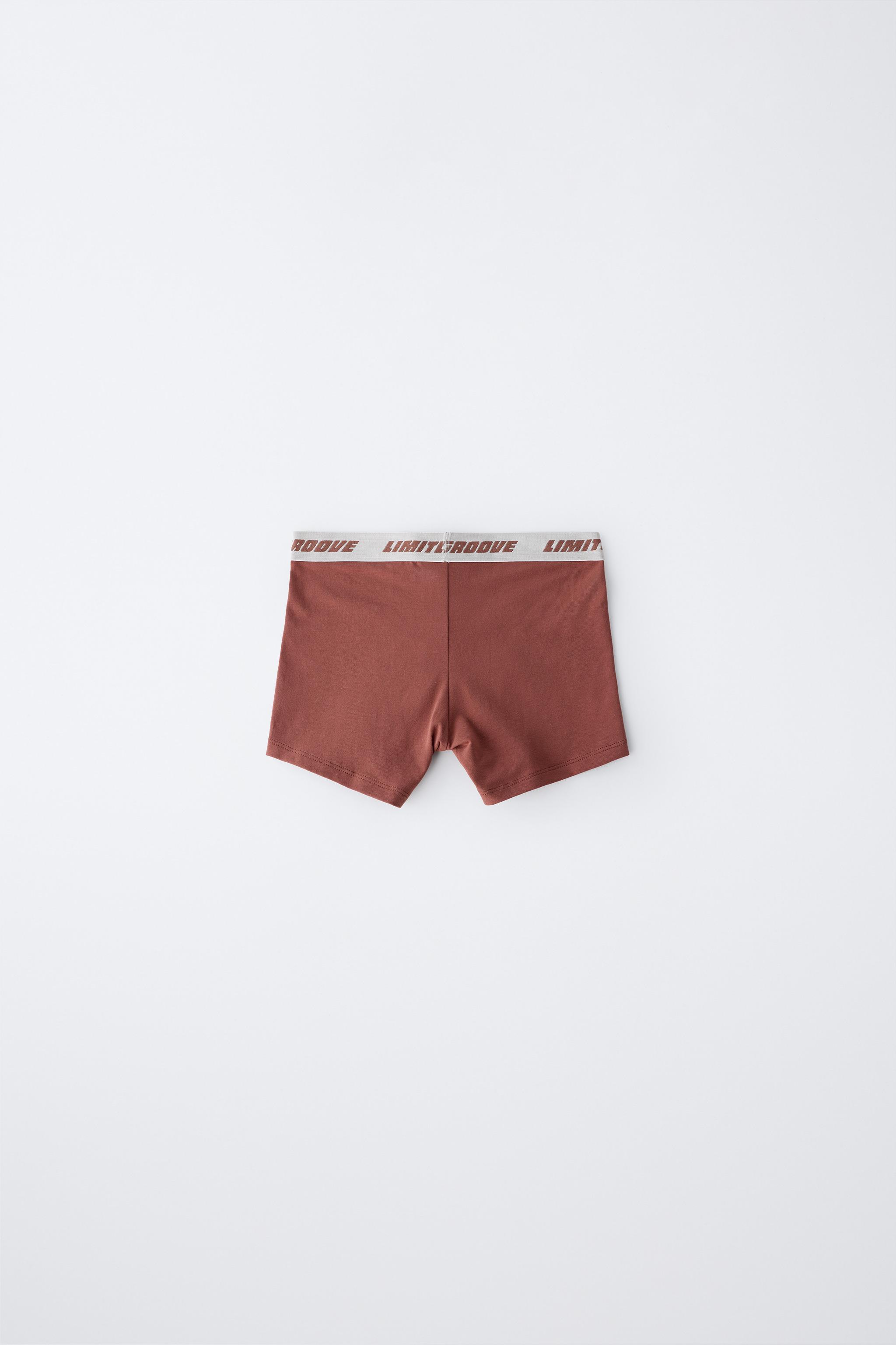 AGES 6-14 / FIVE-PACK OF LOGO BOXERS
